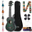 AODSK Ukulele para Iniciantes, Kit Inicial de Uke, Ukulele de 21 polegadas com Bolsa, Correia, Soprano Acústico 1