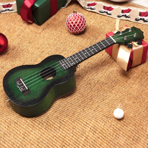 AODSK Ukulele para Iniciantes, Kit Inicial de Uke, Ukulele de 21 polegadas com Bolsa, Correia, Soprano Acústico 1