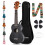 AODSK Ukulele para Iniciantes, Kit Starter, Ukulele de 21 polegadas com Bolsa, Cordas de Soprano 1