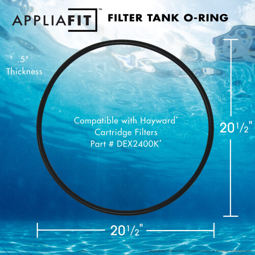 AppliaFit O-Ring de Tanque Compatível com Hayward DEX2400K para Filtros DE (2-Pack) 1