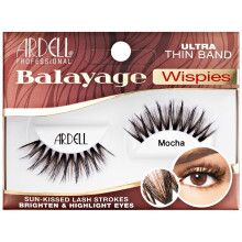 Ardell Balayage Wispies Valse Wimpers - Mocha Natuurlijke Wispy Wimpers voor Vol Volume en Extra Definitie Langdurig 1 Paar