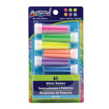 ArtSkills Neon Glitter Shaker Set Potreby pro umen a remesla Ultra jemn a jasn barvy 0,19 oz kad 6 Count