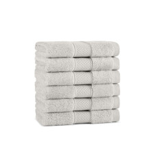 Aston & Arden Toalhas de Lavar Egípcias - Pacote de 6 - Ultra Macias, Grossas e Absorventes, 100% Algodão Egípcio