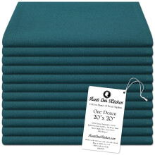 Tante Ems k?kken Marinebl? bomuldsservietter 20 x 20 Oversized 100 % naturligt bulk senget?j til middagsbegivenheder Bryllup S?t med 12