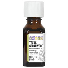 Aura Cacia, Reines Ätherisches Öl, Texas Zedernholz, 0,5 fl oz (15 ml)