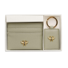 (Pistachio) Giftset - 2 piece set Card Holder & Keyring