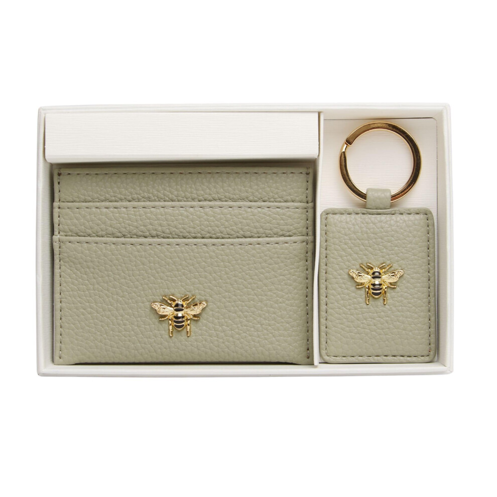 (Pistachio) Giftset - 2 piece set Card Holder & Keyring