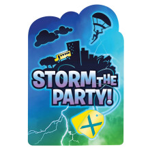 Battle Royal Postcard Paper Invitationer - 4 1/4 """" X 6 1/4 """" | 4 1/4 """" x 6 1/4 """" | Multi-Color | S?t af 8
