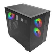 Case PC da gaming - MONTECH - King 65 PRO - Doppia camera - Pannelli in vetro - 3 ventole ARGB