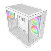 Gaming PC behuizing - MONTECH - King 65 PRO - Dubbele kamer - Glas panelen - 3 ARGB ventilatoren