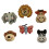 BaZooples Buttons-Gertrude & Friends 1