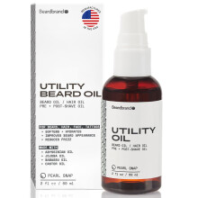 Beardbrand Beard Oil for Men Beard Softening Oil & Mens Beard Oil - Softens & Conditions for Smooth Beard & Skin |Teakwood Rosemary & Citrus -