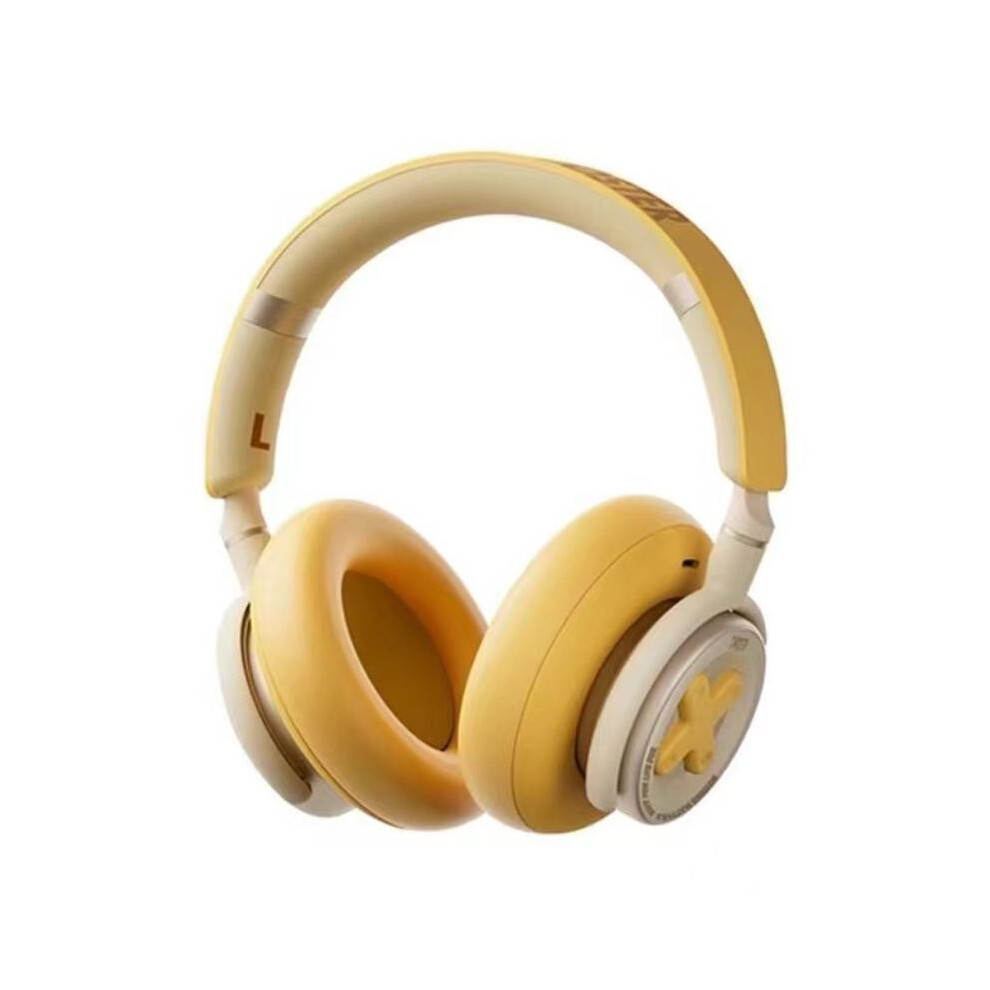 Photos - Headphones  Dmooster D19 Pro Wireless Bluetooth Headset with Head Tracking & Transparent ANC(Yellow)