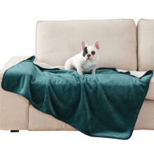 Cobertor para Gatos Bedsure - Cobertores Calmantes Impermeáveis para Proteção do Sofá, Lã Sherpa, 50"x40", Verde
