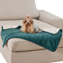 Coperta per gatti Bedsure per gatti da interno - Coperta impermeabile e calmante per gattini, in pile Sherpa, morbida coperta reversibile, protez