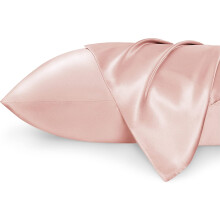 Bedsure Satin Pillowcase for Hair and Skin - Similar to Silk Pillowcase Pillow Cases 2 Pack with Envelope Closure Gifts for Women Queen & Standard