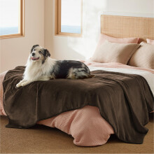 Camas de Cachorro Impermeáveis Bedsure para Cães Grandes - Cobertor Lavável para Gato, 40"X50", Castanho