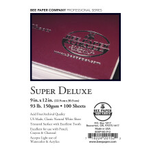 Bee Paper Company Super Deluxe Sketch Paper 9 by 12-Inch 100 Sheets per Pack