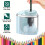 (Blue) Electric Sharpener Desktop Automatic Pencil Sharpener Suitable To Pencils (6-8mm) 1