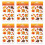 Beistle Fall Leaf Stickers Pack of 6 1