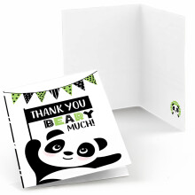 Big Dot of Happiness Party Like a Panda Bear - Bedankkaartjes voor babyshowers of verjaardagsfeestjes (8 stuks)