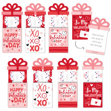 Big Dot of Happiness Valikoima Hyv ystvnpiv - Valentine Hearts Party Money ja lahjakorttiholkit - Npprt lahjakorttikotelot - 8 kpl setti