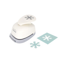 Bira 1 tommer Snowflake H?ndtag Action H?ndv?rk Punch Jule Punch til Papir Crafting Scrapbogskort Arts farve kan variere