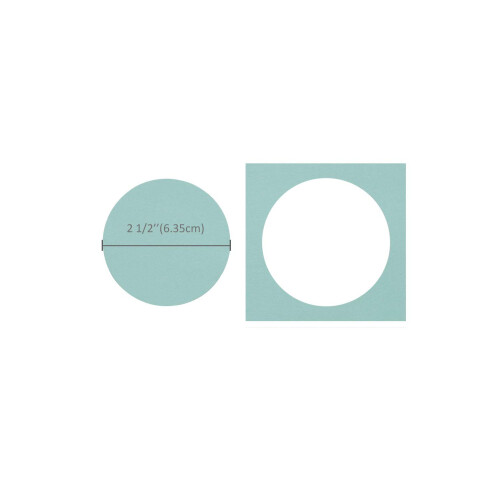 Bira Craft Punção Circular de 2,5 polegadas para Scrapbooking e Cartões 1