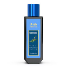 Naturalny olejek na porost wlosw Blue Nectar zapobiegajacy wypadaniu wlosw | Roslinny olej Bhringraj z rozmarynem i olejkiem lawendowym do wlosw (