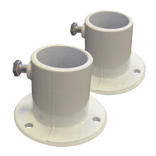 Blue Wave NE1228PR Aluminium Deck Flenzen voor Boven Grond Zwembad Ladder, Paar, 3.5 x 3.5 x 2.5 inch