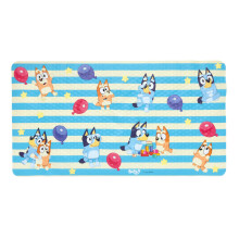Tapete de Banho Bluey para Crianças, 15.5 x 22 Polegadas, Antiderrapante, Com Ventosas, Lavável na Máquina