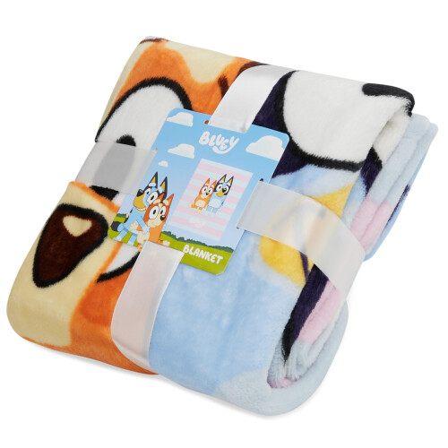 Bluey Bluey cobertor de cama de l para crianas, cobertor super macio de l, 59 x 51 polegadas, sof-cama quente, presentes para crianas 2