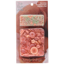 Blumenthal Lansing Favorite Findings Sewing Supplies Craft Buttons 1.6 Oz Sorbet Pink