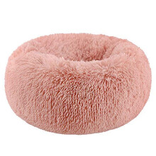 BODISEINT Modern zacht pluche rond huisdierbed voor katten of kleine honden Mini middelgrote hondenkatbed Zelfverwarmend Herfst Winter Binnen Snooze