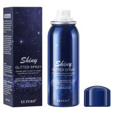 Körper Glitzer Spray, temporäres Körper Schimmer Spray für Gesicht, Haare, Kleidung, langanhaltendes schnelltrocknendes Haarspray für Festivals