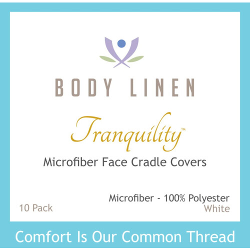 Body Linen Tranquility Mikrofiber Massage Ansiktskuddar för Massagebord och Stolar 2