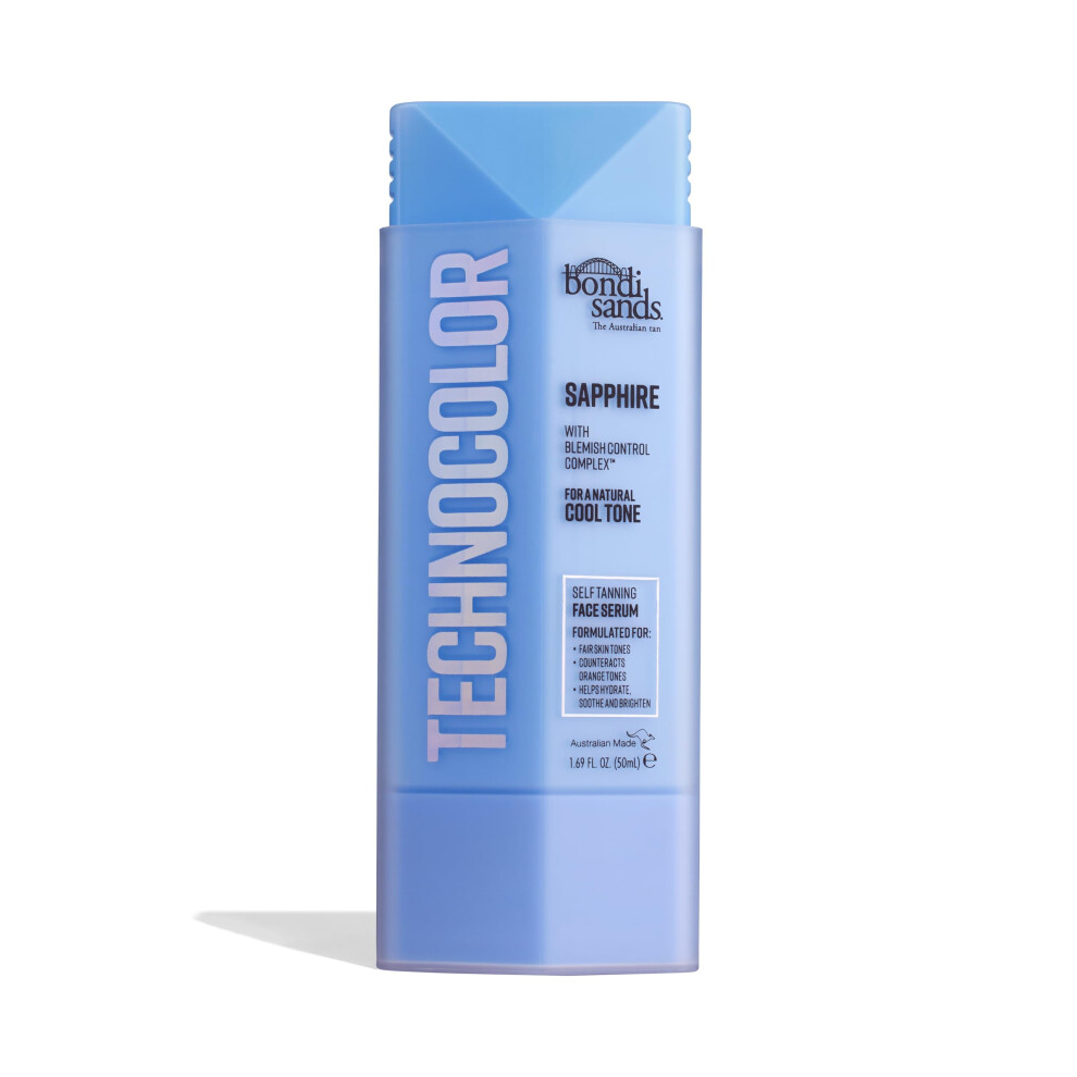 Bondi Sands Technocolor Self Tanning Face Serum  Innovative Formula Hydrates  Soothes  and Enhances Skin with Vitamin C and Chamomile  Fragrance Free
