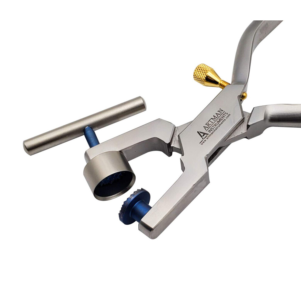 Artman Instrumenten Bone Morselizer Bone Mill Crusher With Titanium Plates Dental Implant Bone Grafting