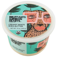 Bouffants & Broken Hearts Manteiga Corporal de Karité Branca | 100% Natural, Grade A, 15oz