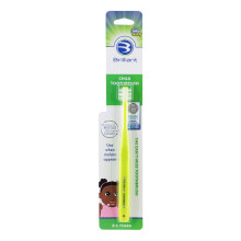 Brilliant Child Toothbrush for Kid Ages 2-5 Years Use When Molars Appear Round Brush Head and Micro Bristles Clean All-Around Mouth Soft Bristle To
