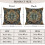 Capa de Almofada BUAEL Boho 18x18 polegadas Conjunto de 2, Padrão Vintage Boêmio Dupla Face 2