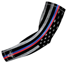 Bucwild Sports First Responder USA Flag -Kompressionsarmrmel - Jugend- und Erwachsenengren - Perfekt fr Baseball -Basketball -Fuball UPF 50+