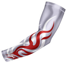 Bucwild Sport Flame Compression Arm rmel Jugend/Kinder & Erwachsene Gren - Baseball -Basketball -Fuball Running - UV/Sonnenschutzkhlung Basi