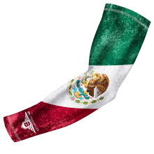 Bucwild Sports Mexiko Flagge Kompressionsarmrmel - Jugend und Erwachsene - Perfekt fr Baseball -Basketball -Fuball (1 rmel - Mexiko - Jugend