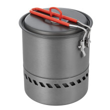 Bulin Camping Cooking Pot Lmmnvaihdin Outdoor Camp Pot 1,5 litran kevyt reppuretkeilyastia - Erinomaiset kiehumisajat ja sst polttoainetta