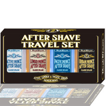 BushKlawz Classic Refreshing Cooling Soothing Barbershop After Shave Lotion Balm Toner Splash Variety Sampler Travel Kit ??a??p???ste ????? t??? t?p??