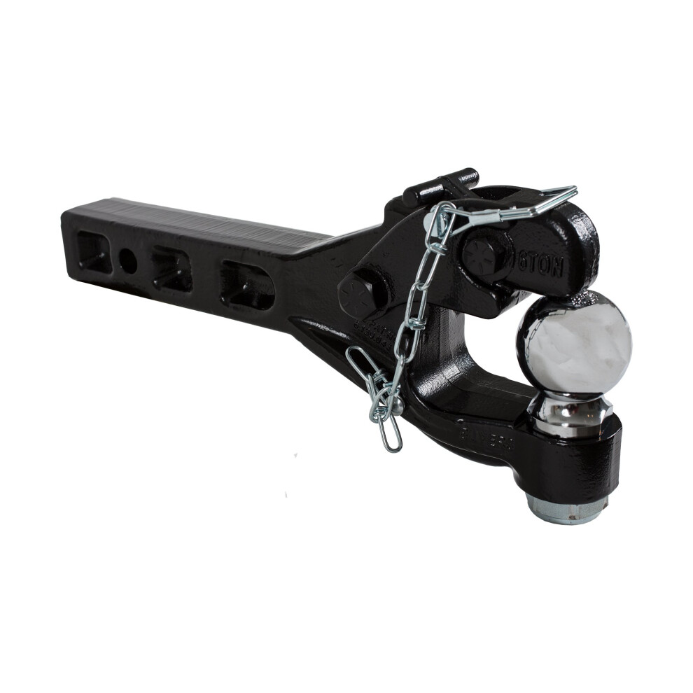 Buyers Products Rm62000 6-Ton Receiver Mount Combination Hitch With 2 Inch Ball Black 724920066457