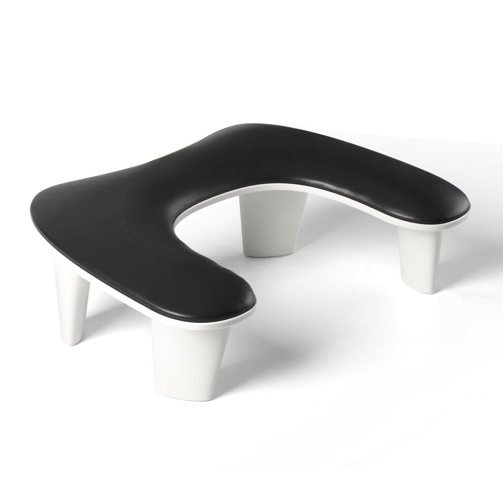 Black (Black) Manicure Pillow Nail Rest Cushion Arm Rest U-Shaped Manicure Hand Stand For Nails