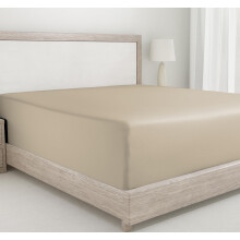 California Design Den Lençol Ajustado King Pocket Profundo, 400 Fios, 100% Algodão