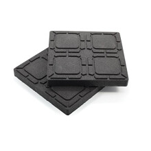 Camco RV Universal Flex Pads for Leveling Blocks 8.5 x 8.5 | Prevents Jacks & Stabilizers from Sinking Into Soft Ground | Compatible with Camco and